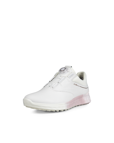 Zapatos golf de piel Gore-Tex ECCO® Golf S-Three para mujer - Blanco - Main