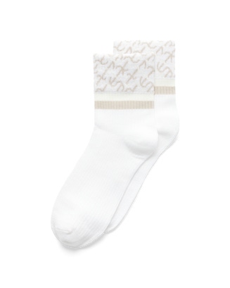 Women's ECCO® Ankle Socks - White - Main