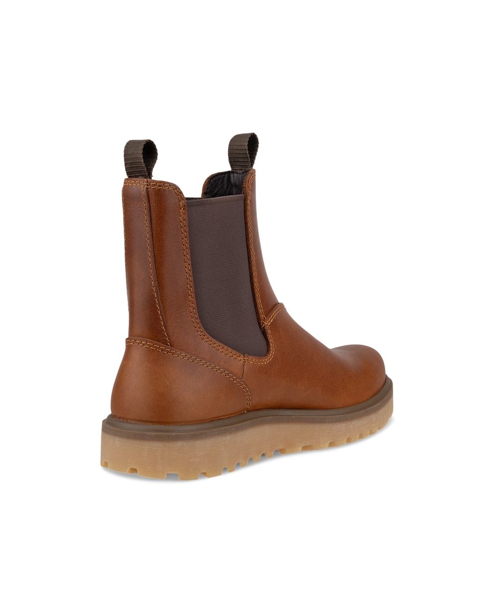 Botas Chelsea de piel ECCO® Staker para mujer - Marrón - Back