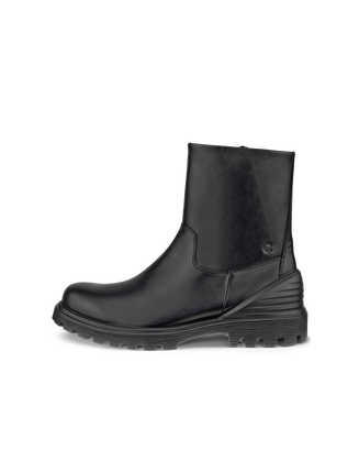 Coldlined Zip Boot - Black - Outside