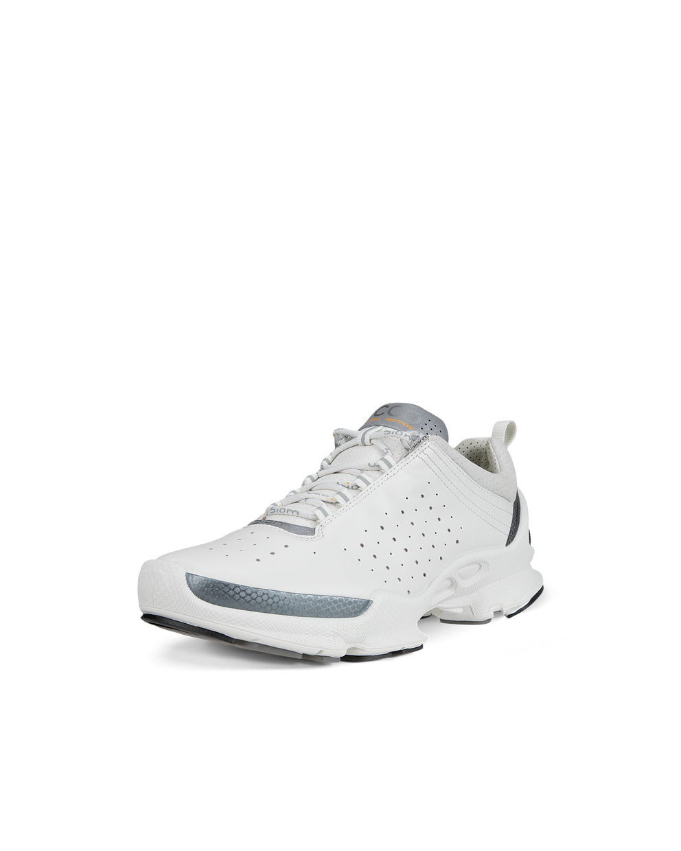 Women's ECCO® Biom C Low Leather Outdoor Sneaker - White - Main