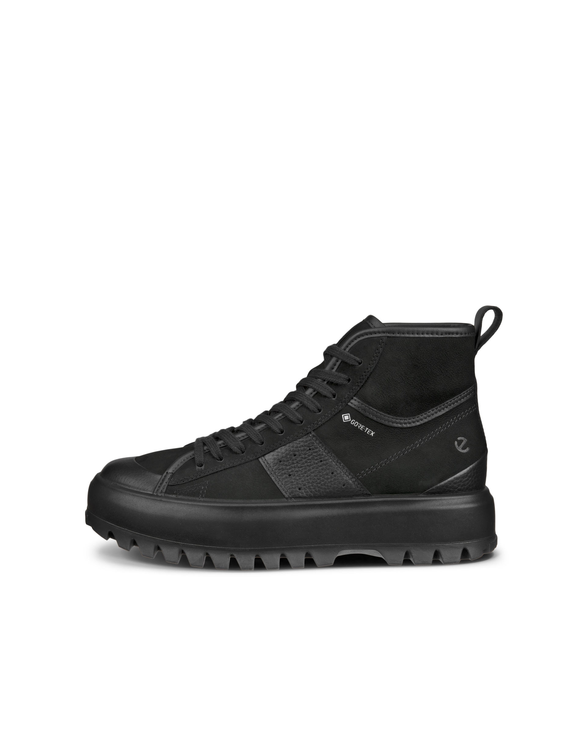 ECCO STREET ACE RUGGED WOMEN'S HIGH-TOP SNEAKER - Black - Outside