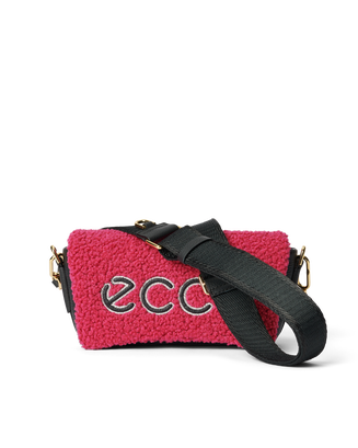 ECCO® Pinch Medium Soft Leather Crossbody Bag - Pink - Main