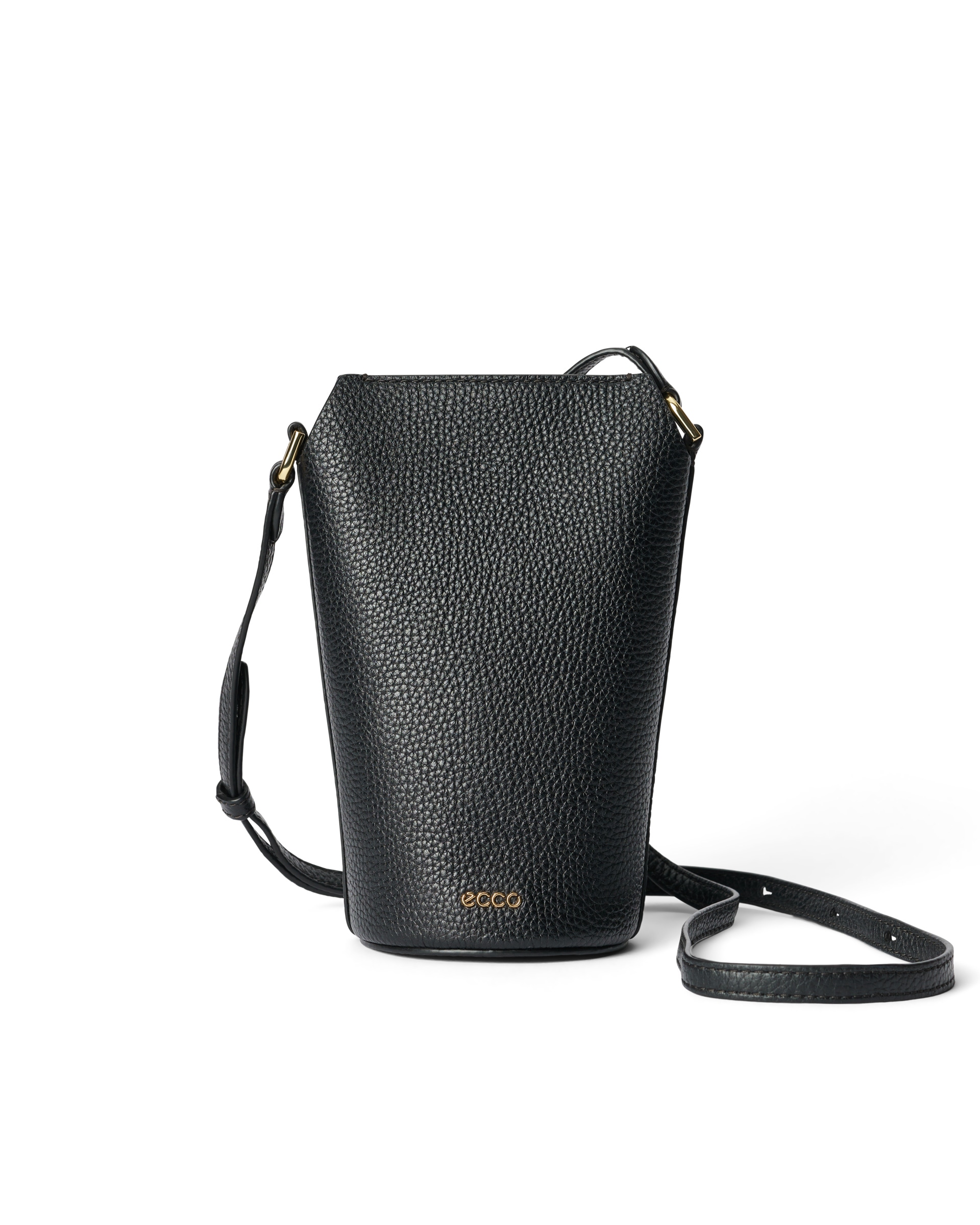 ECCO® Pot Leather Crossbody Bag - Black - Main