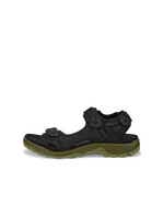 ECCO® Offroad Yucatan sandale de marche en nubuck pour homme - Noir - Outside