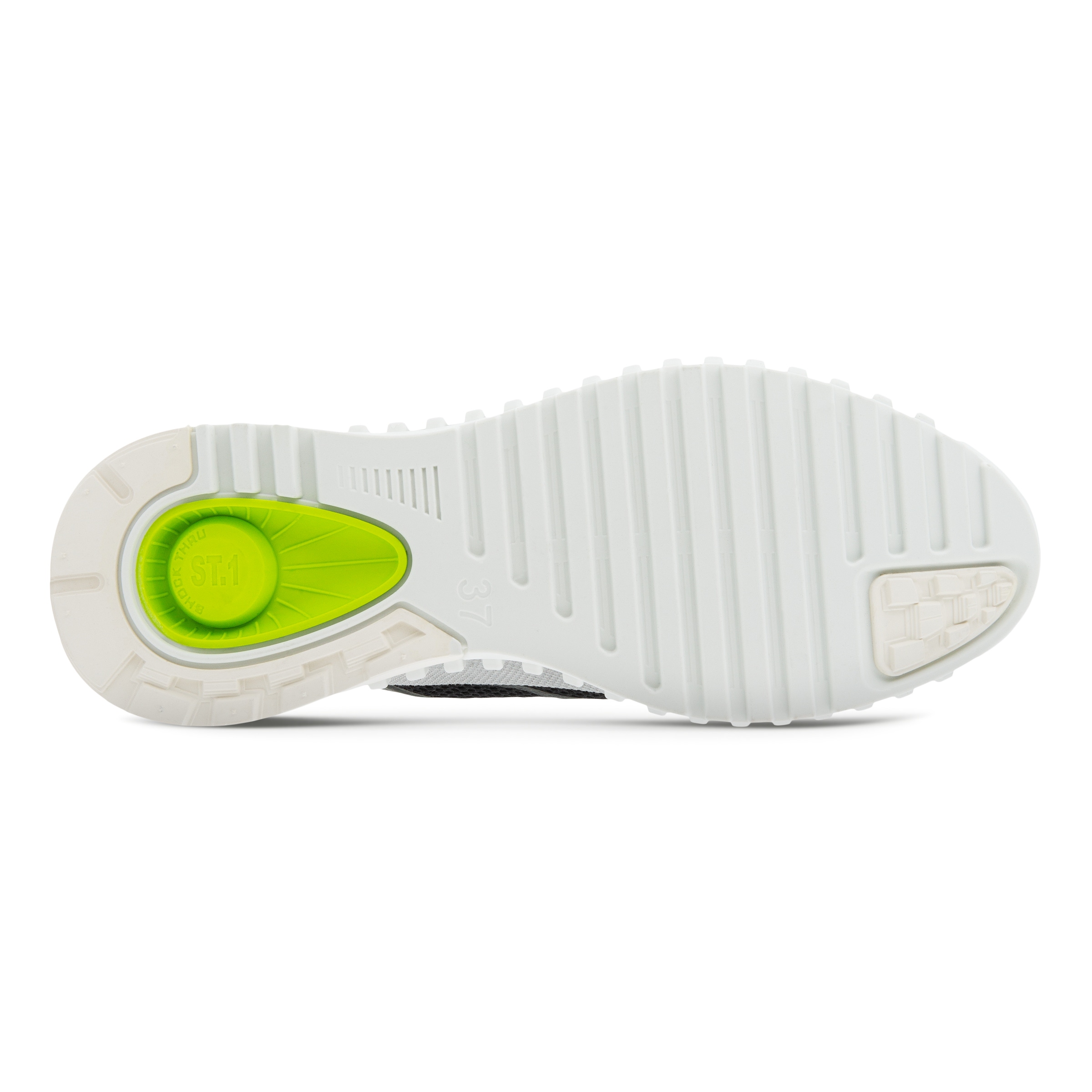 Zapatillas de nobuk ECCO® Zipflex para mujer - Negro - Sole