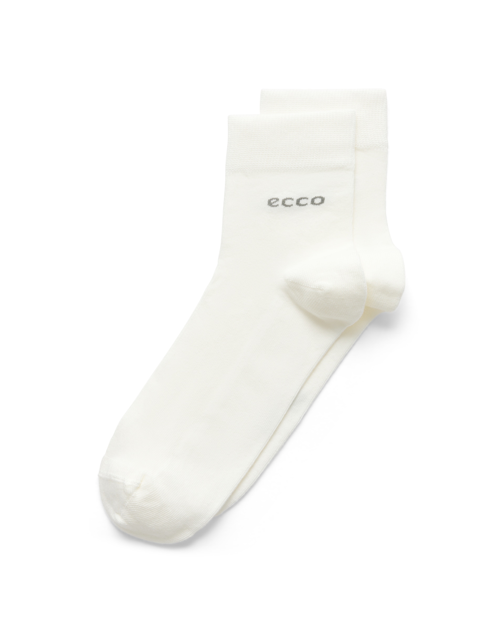 Unisex ECCO® Longlife Ankle Socks - White - Main