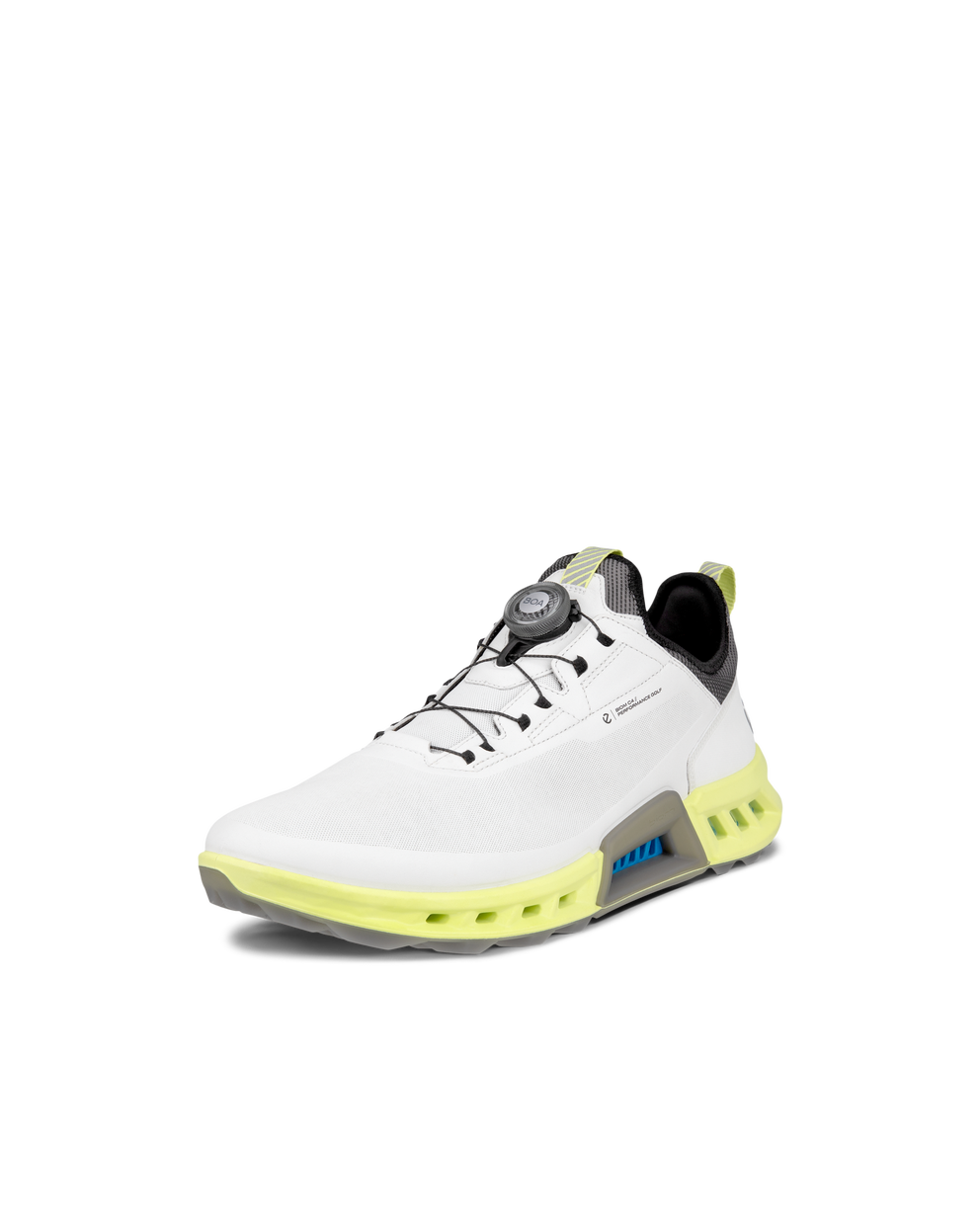 남성 ECCO® Golf Biom C4 가죽 고어텍스 골프 슈즈 - White - Main