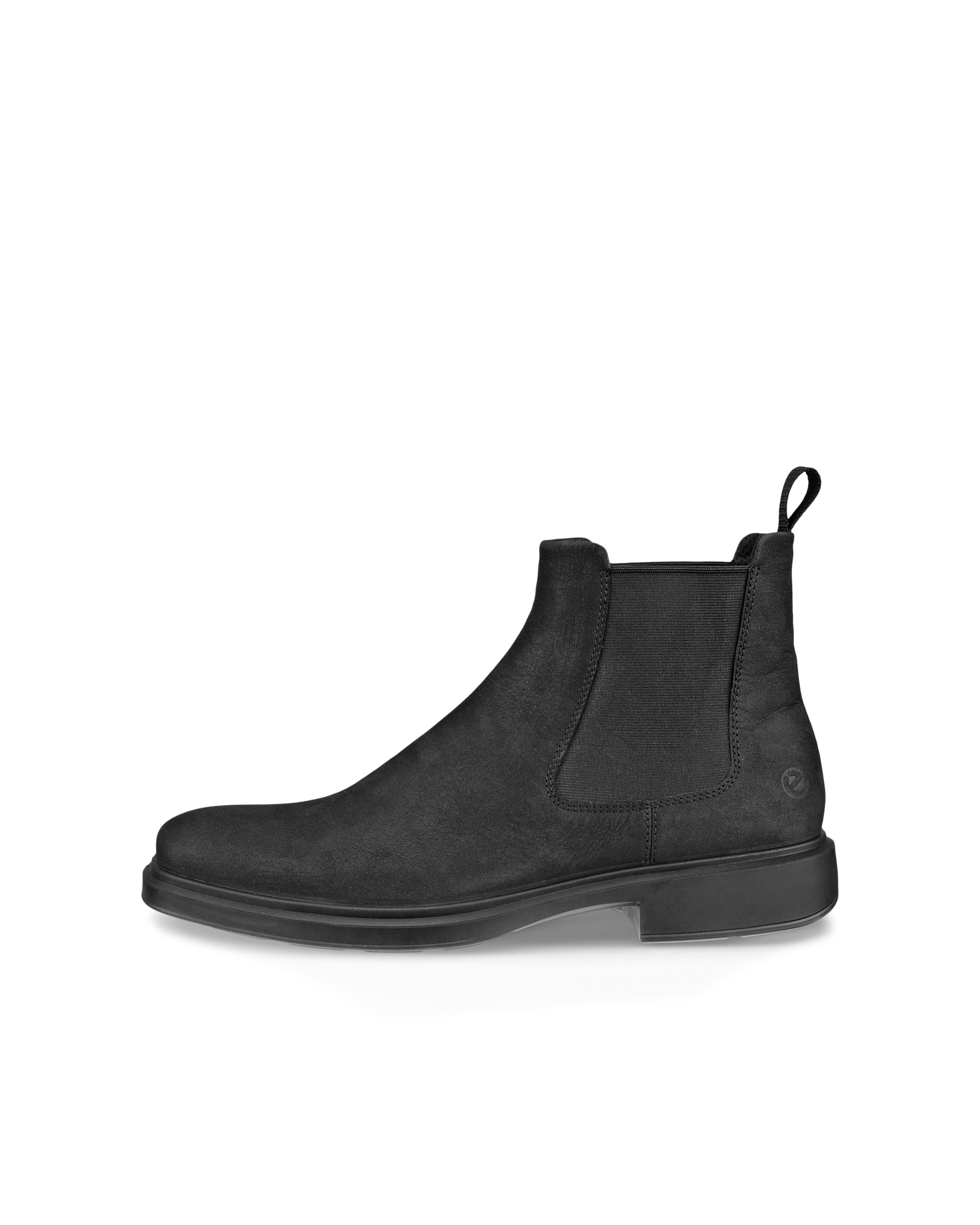 Botas Chelsea de nobuk ECCO® Helsinki 2 para hombre - Negro - Outside