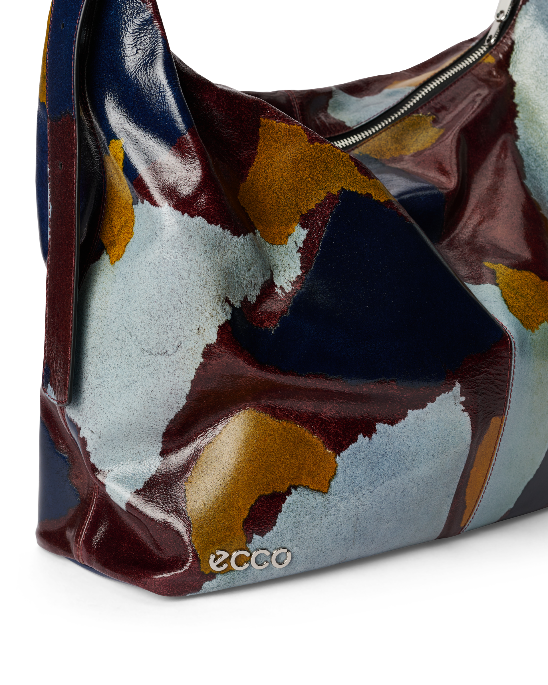 Bolso hobo de piel ECCO® Hobo - Multicolor - Detail-1