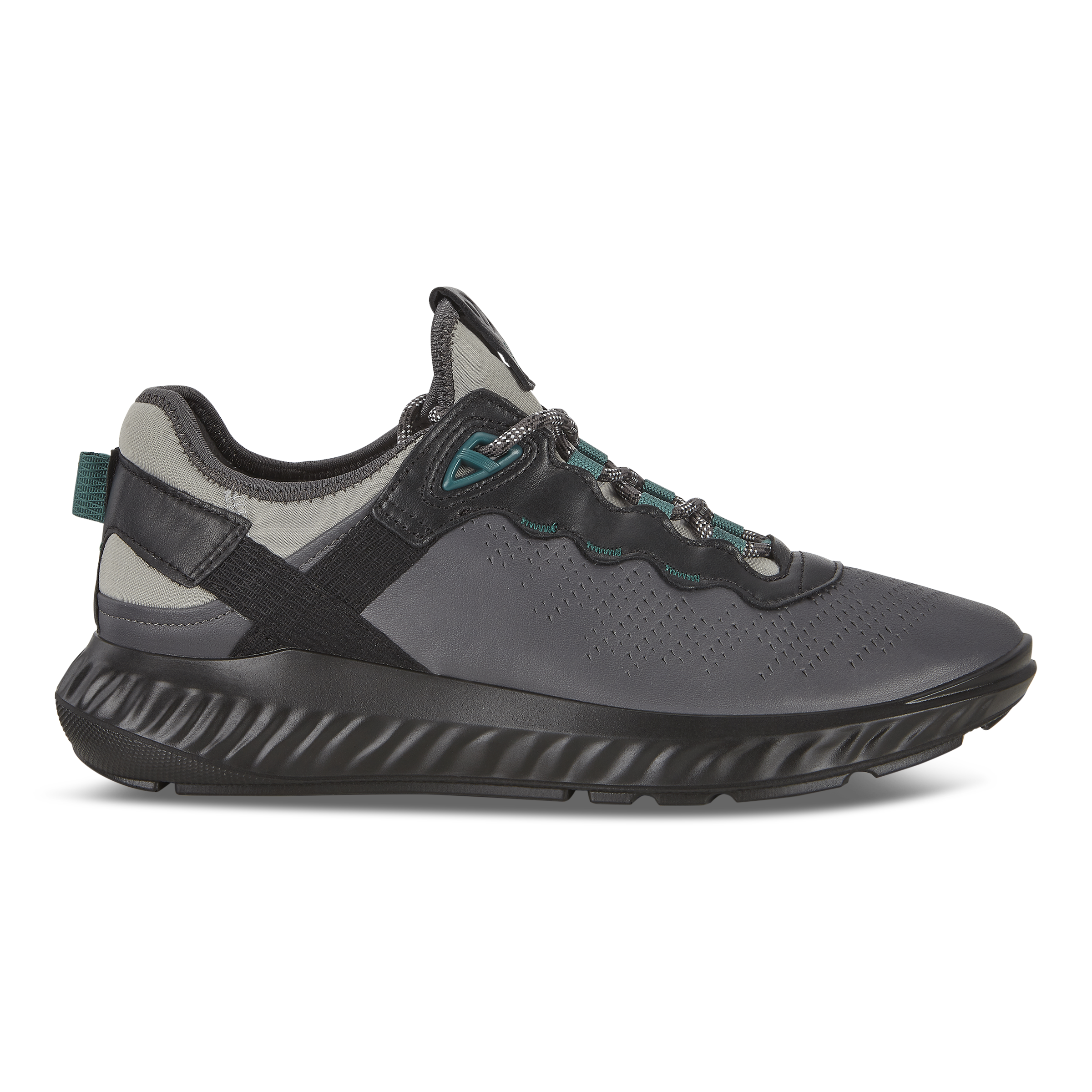 ECCO ST.1 Lite メンズ レザースニーカー | ブラック