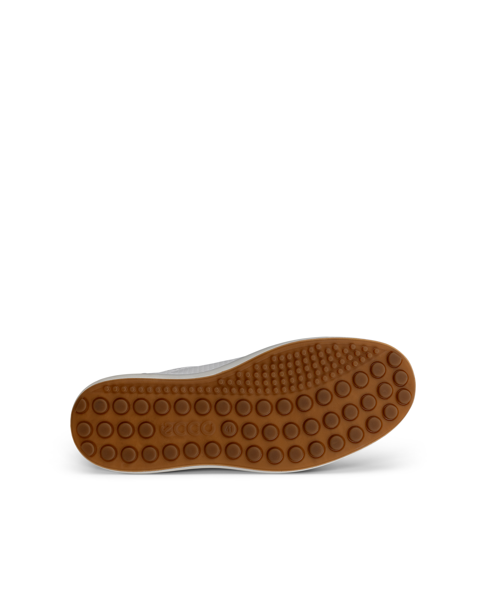 ECCO® Soft 7 baskets en cuir pour homme - Blanc - Sole