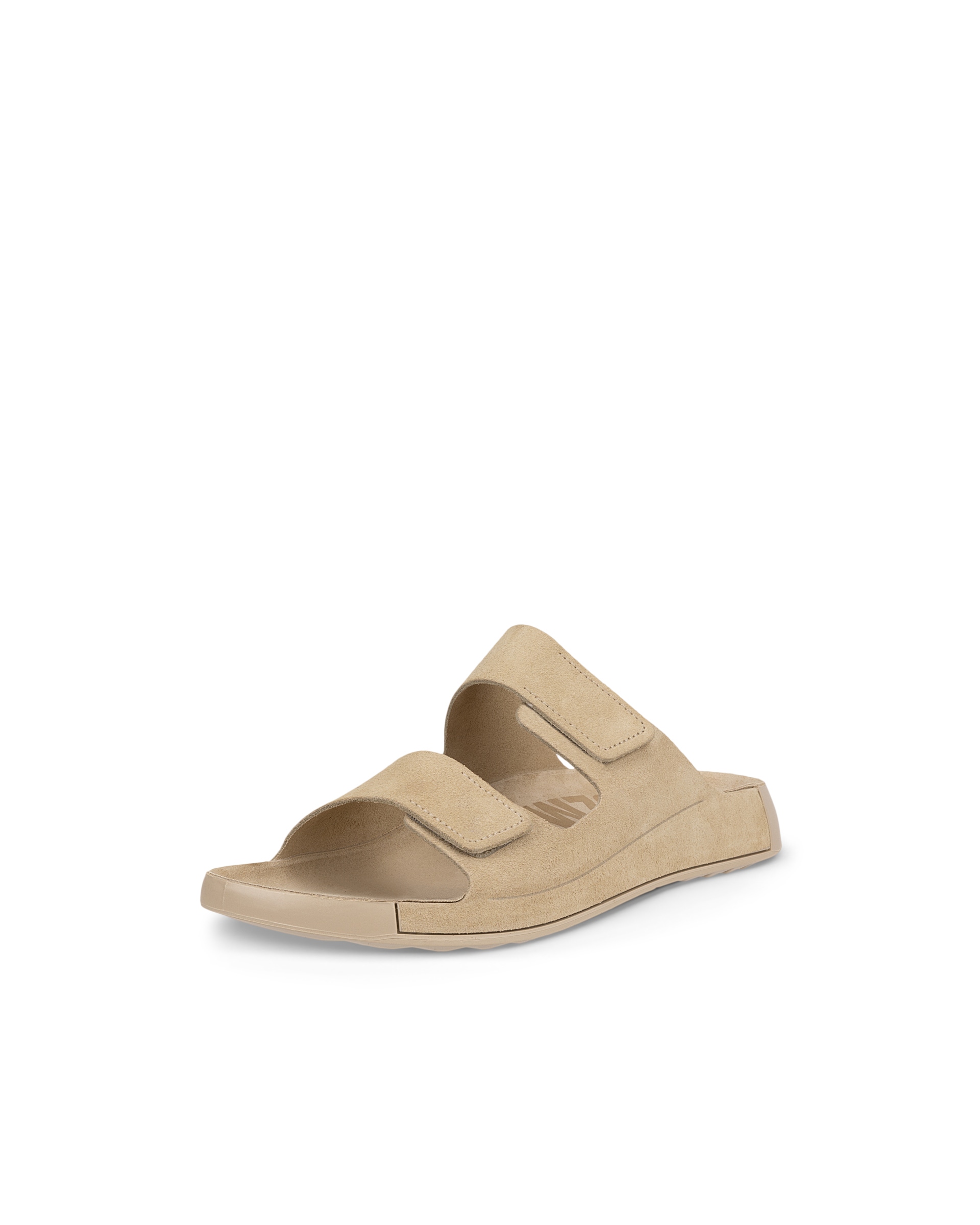 Men's ECCO® Cozmo Nubuck Two-Strap Sandal - Brown - Main