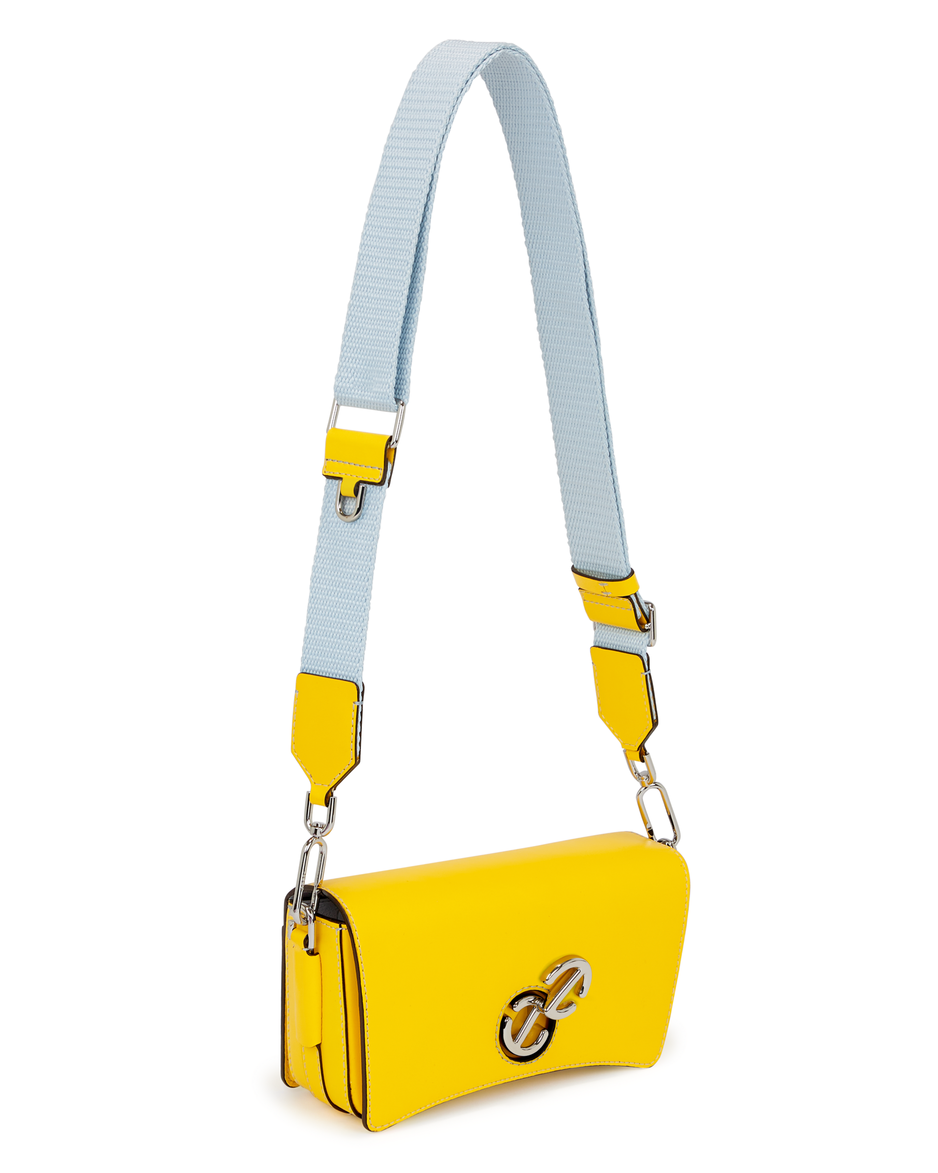 ECCO® Lock Wave sac bandoulière cuir - Jaune - Main