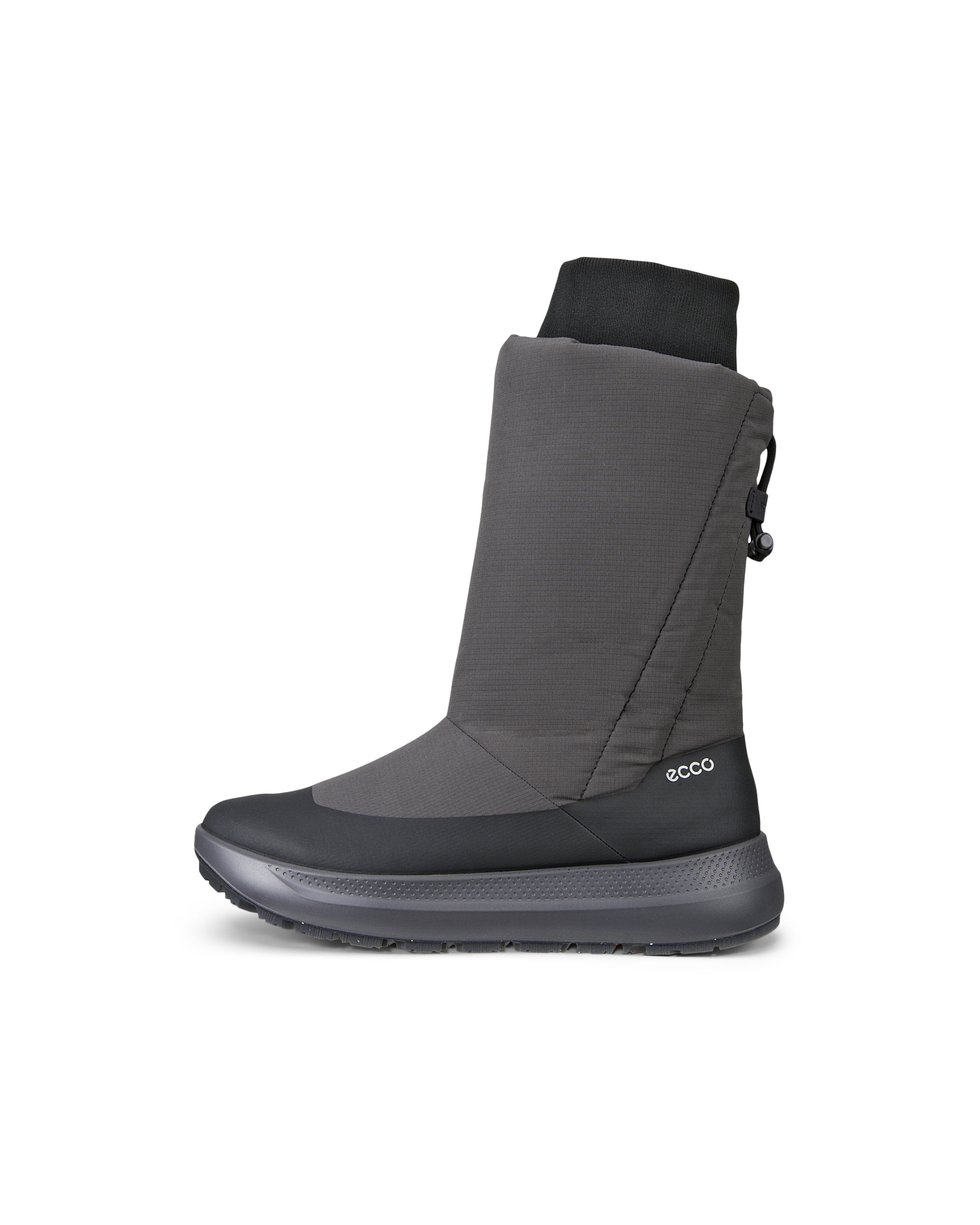 Women's ECCO® Solice Textile Gore-Tex Winter Boot - Grey - Outside