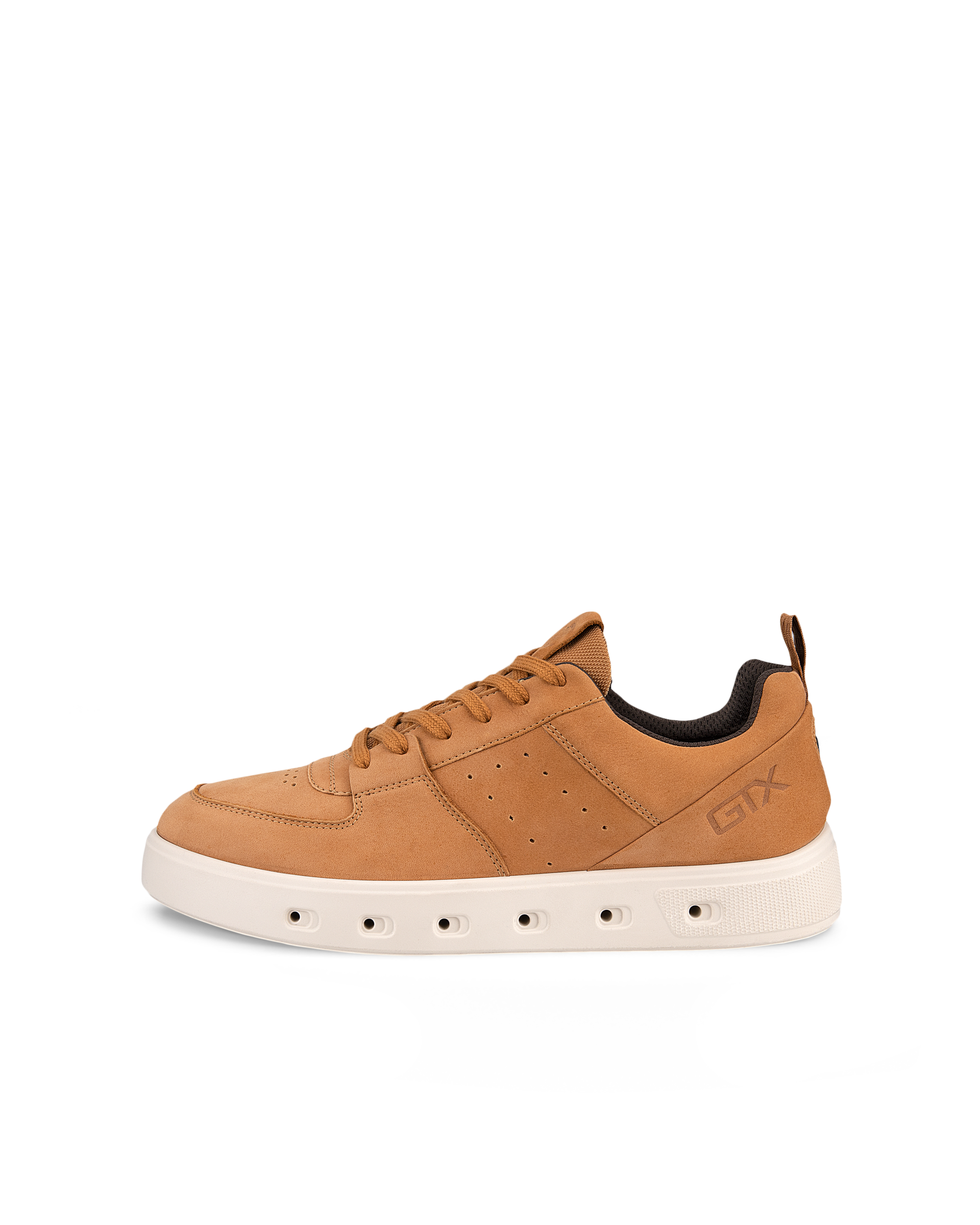 Men's ECCO® Street 720 Nubuck Gore-Tex Sneaker - Brown - Outside