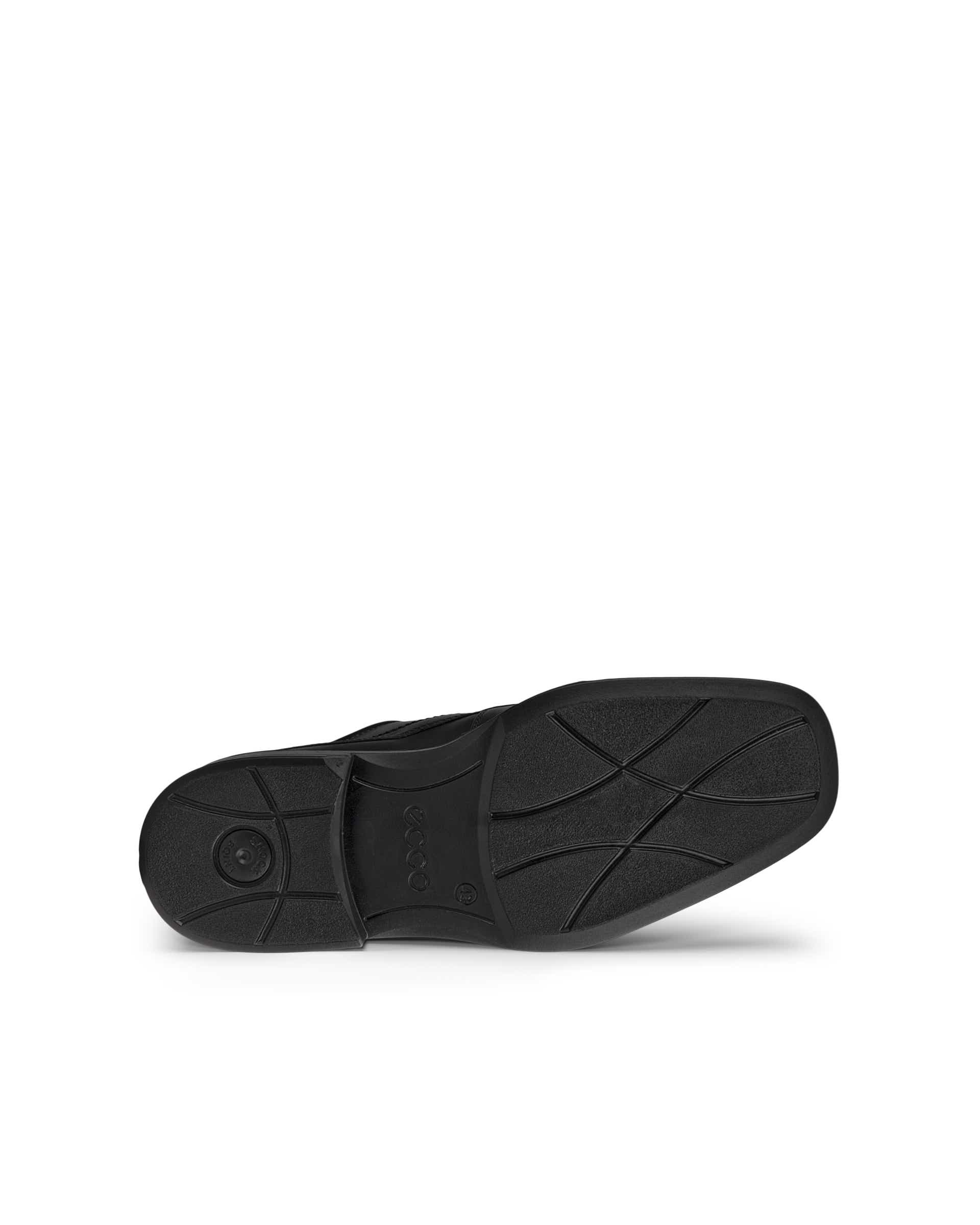 ECCO Men New Jersey Bicycle Toe Tie - Black - Sole