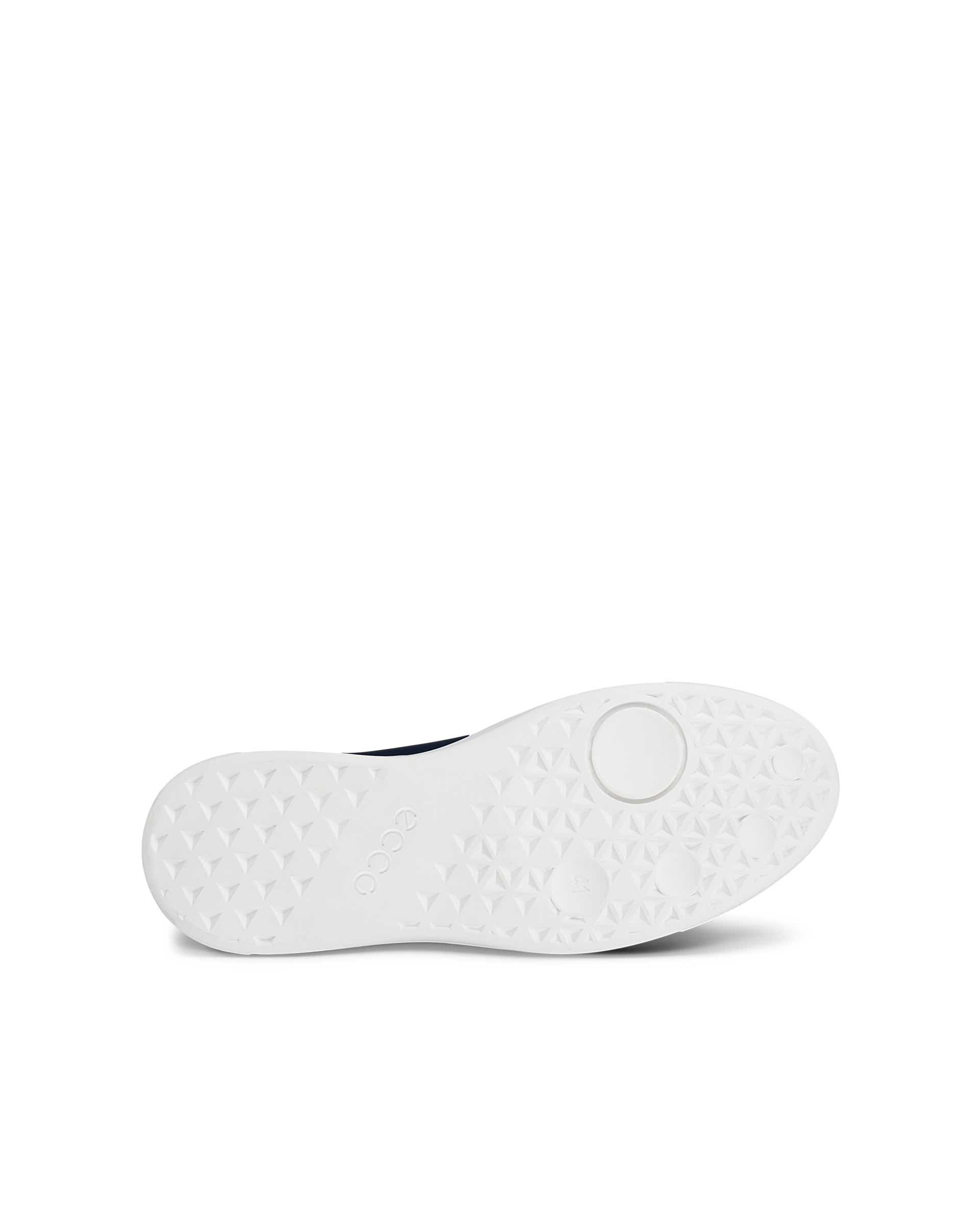 ECCO Street Tray メンズ レザースニーカー - 青 - Sole