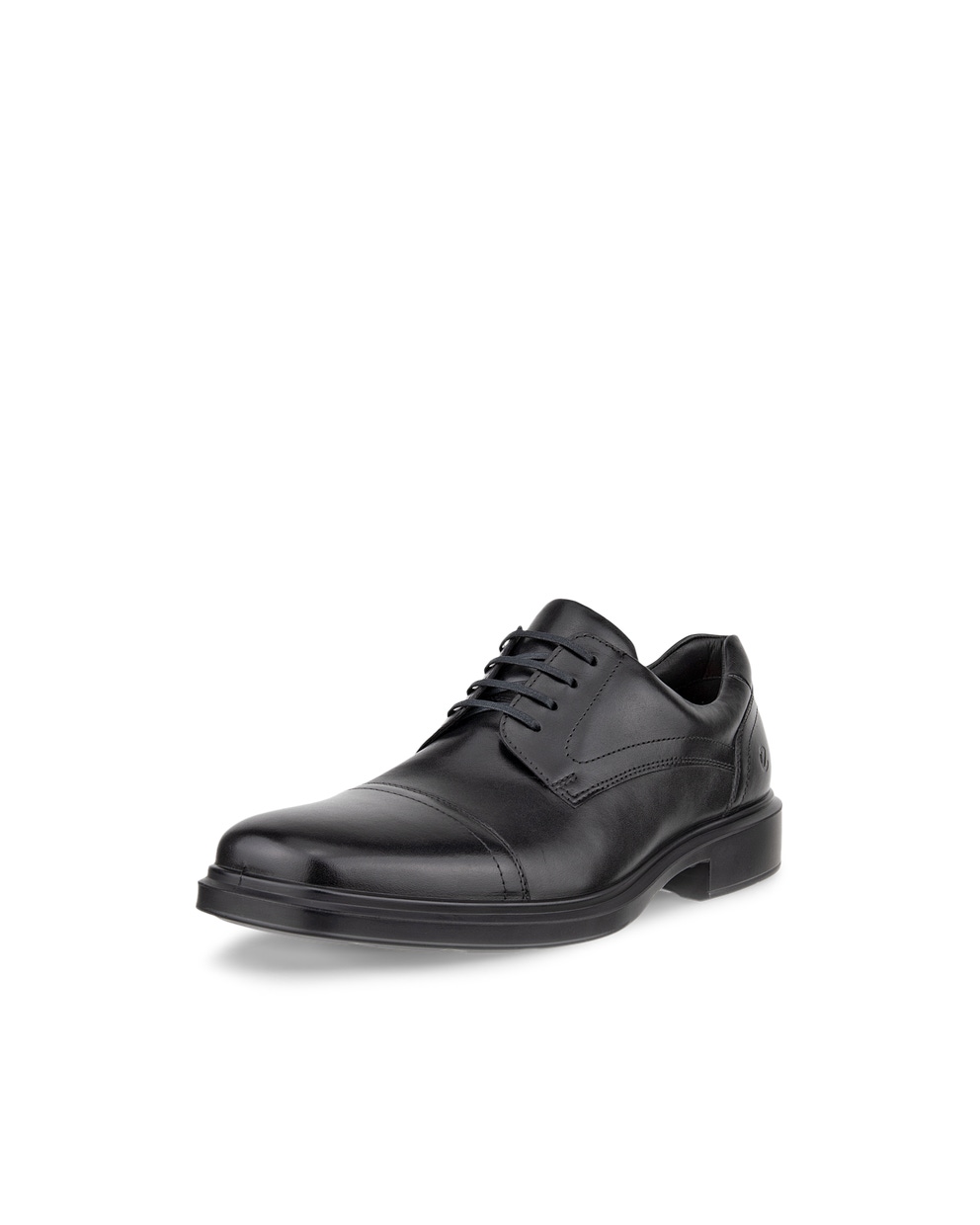 Men's ECCO® Helsinki 2 Leather Derby Shoe - Black - Main