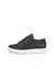 Women's ECCO® Soft 60 Leather Sneaker - Black - Outside