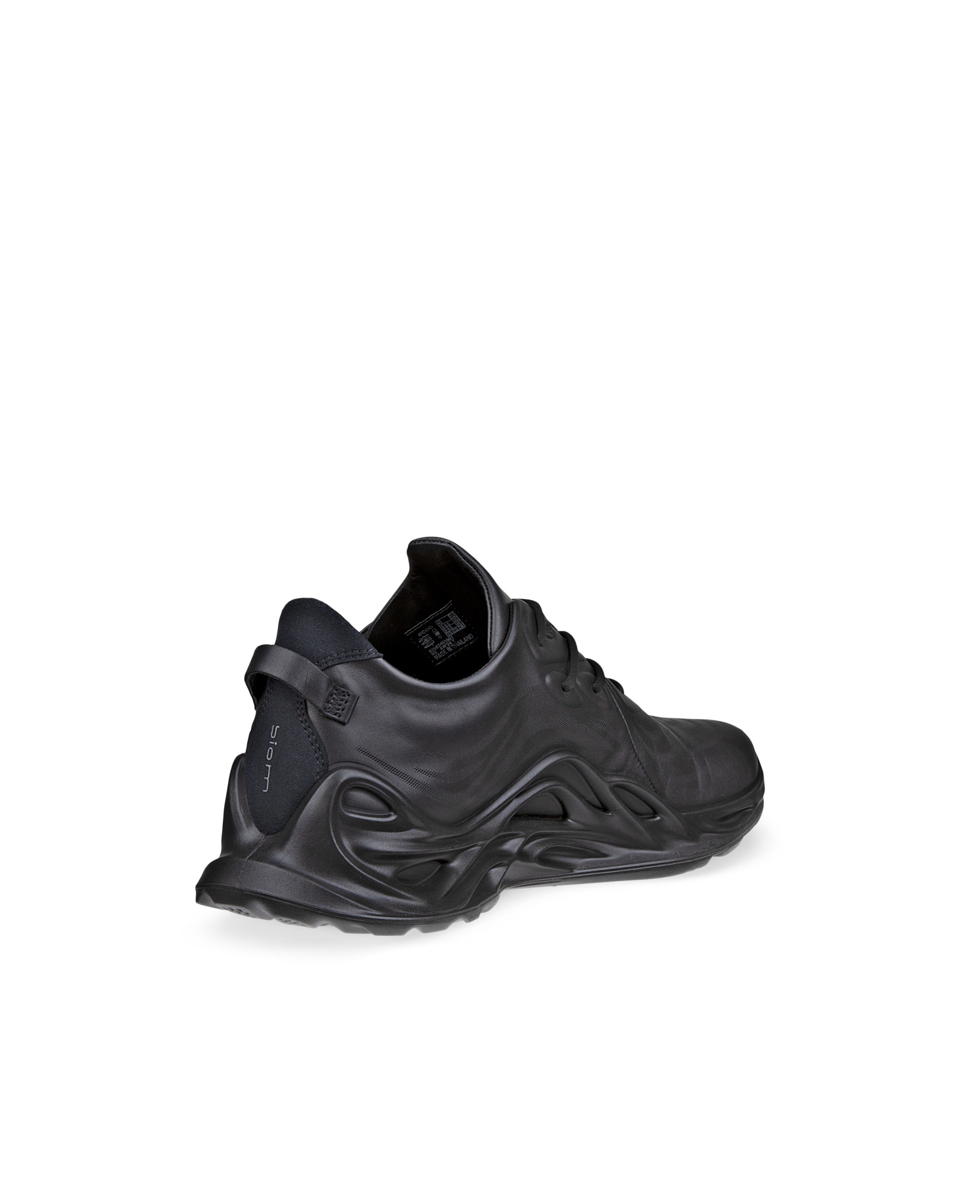 Men's ECCO® BIOM Infinite Leather Sneaker - Black - Back