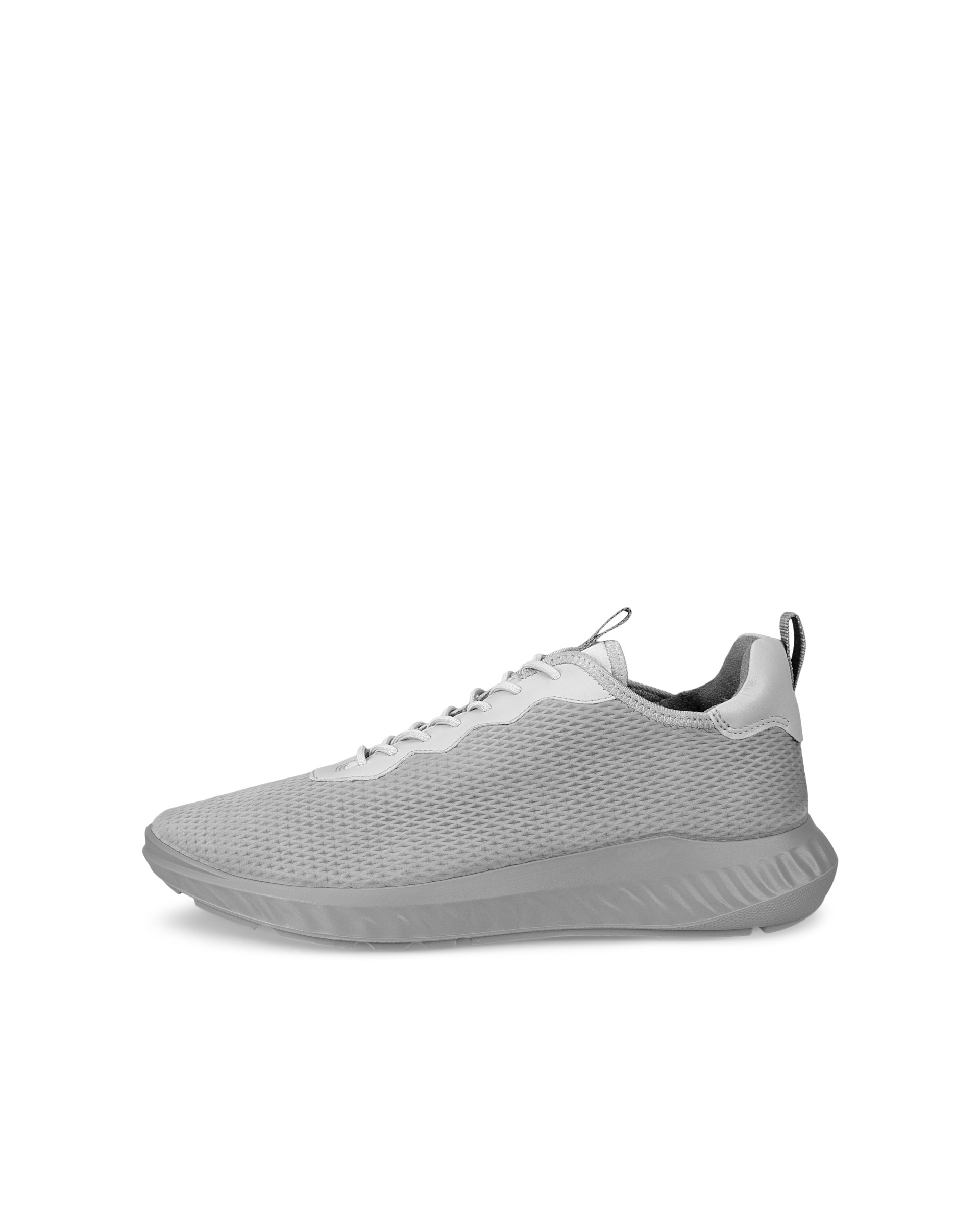 Men's ECCO® ATH-1FW Nubuck Sneaker - Grey - Outside