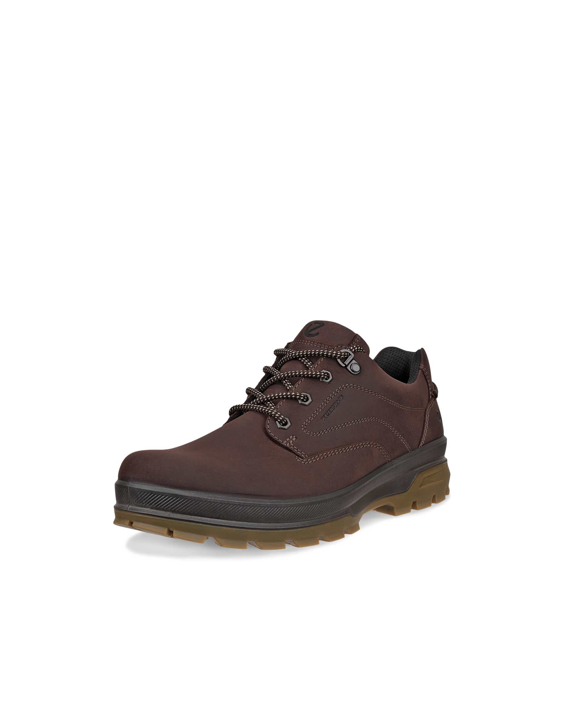 Men's ECCO® Rugged Track Nubuck Waterproof Shoe | Brown