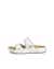 Women's ECCO® Cozmo 60 Leather Two Strap Sandal - White - Outside