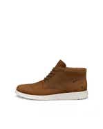 Men's ECCO® S Lite Hybrid Nubuck Mid-Cut Boot - Brown - Outside