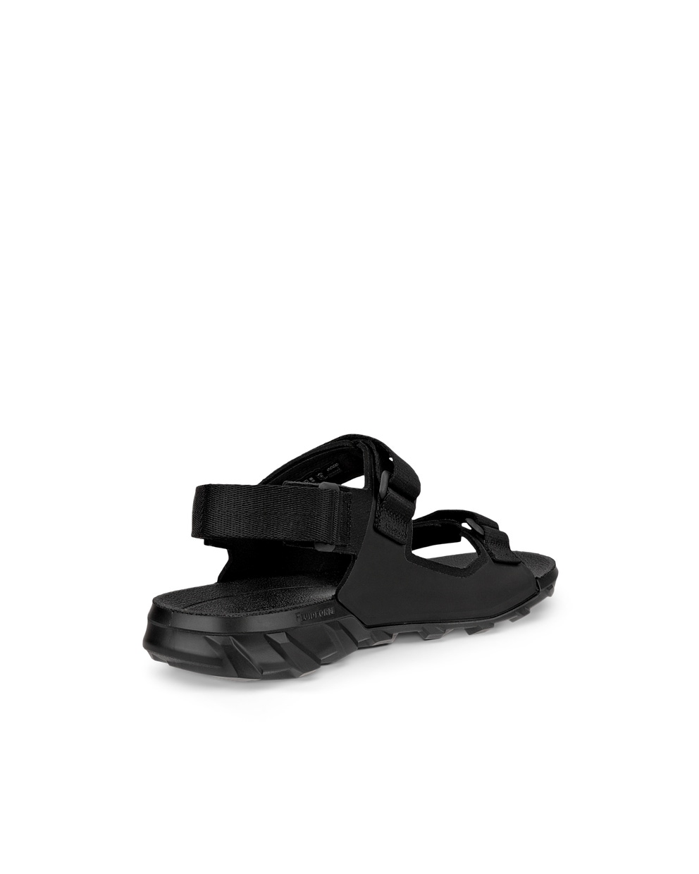 Men's ECCO® MX Onshore Textile Two Strap Sandal - Black - Back