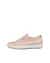 Women's ECCO® Soft 7 Leather Sneaker - Pink - Outside