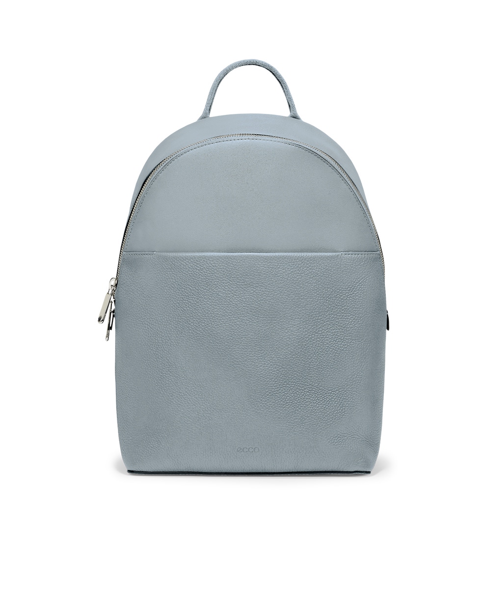 ECCO® Round Pack Leather Small Backpack - Grey - Main