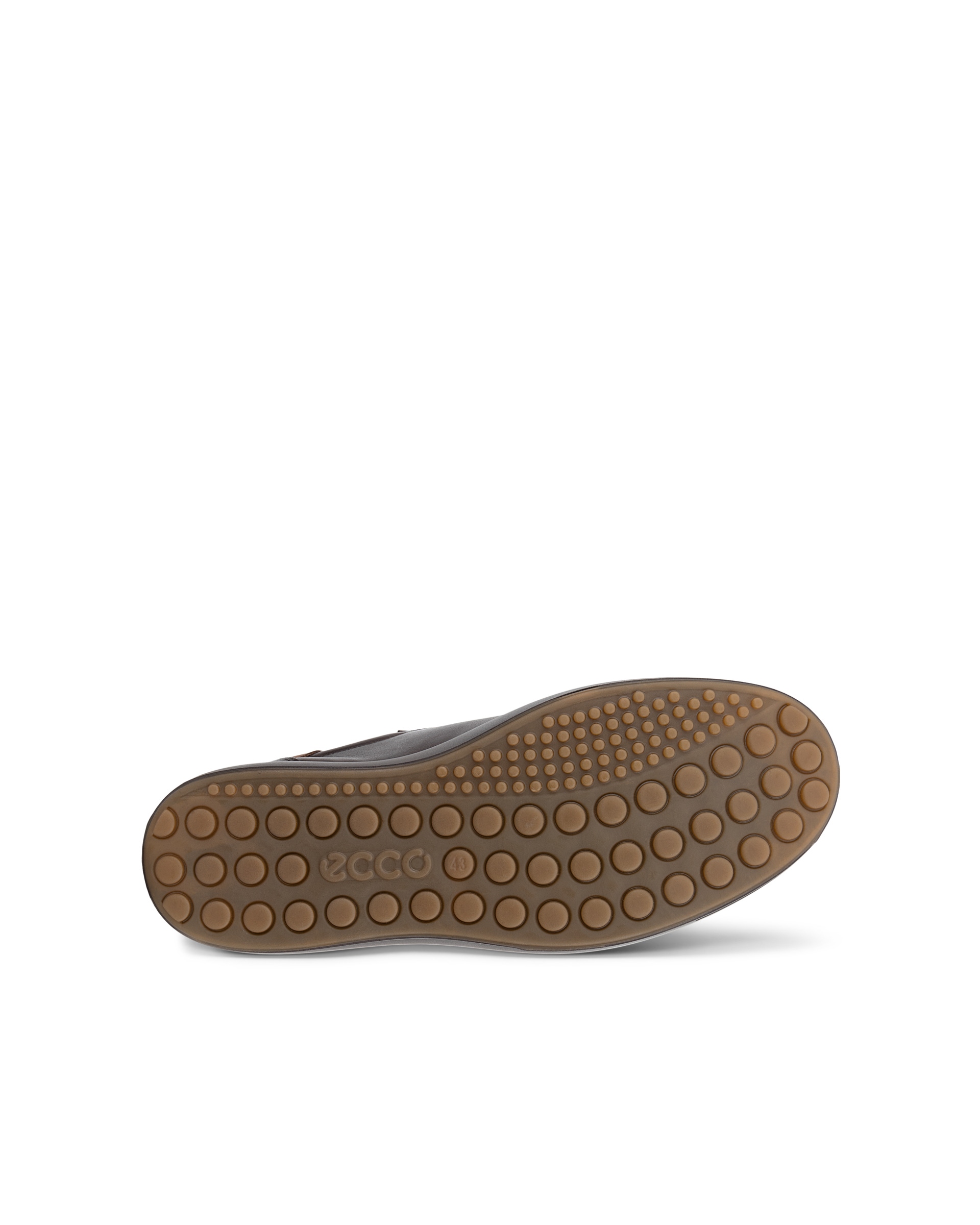 Men's ECCO® Soft 7 Leather Slip-In Sneaker - Brown - Sole