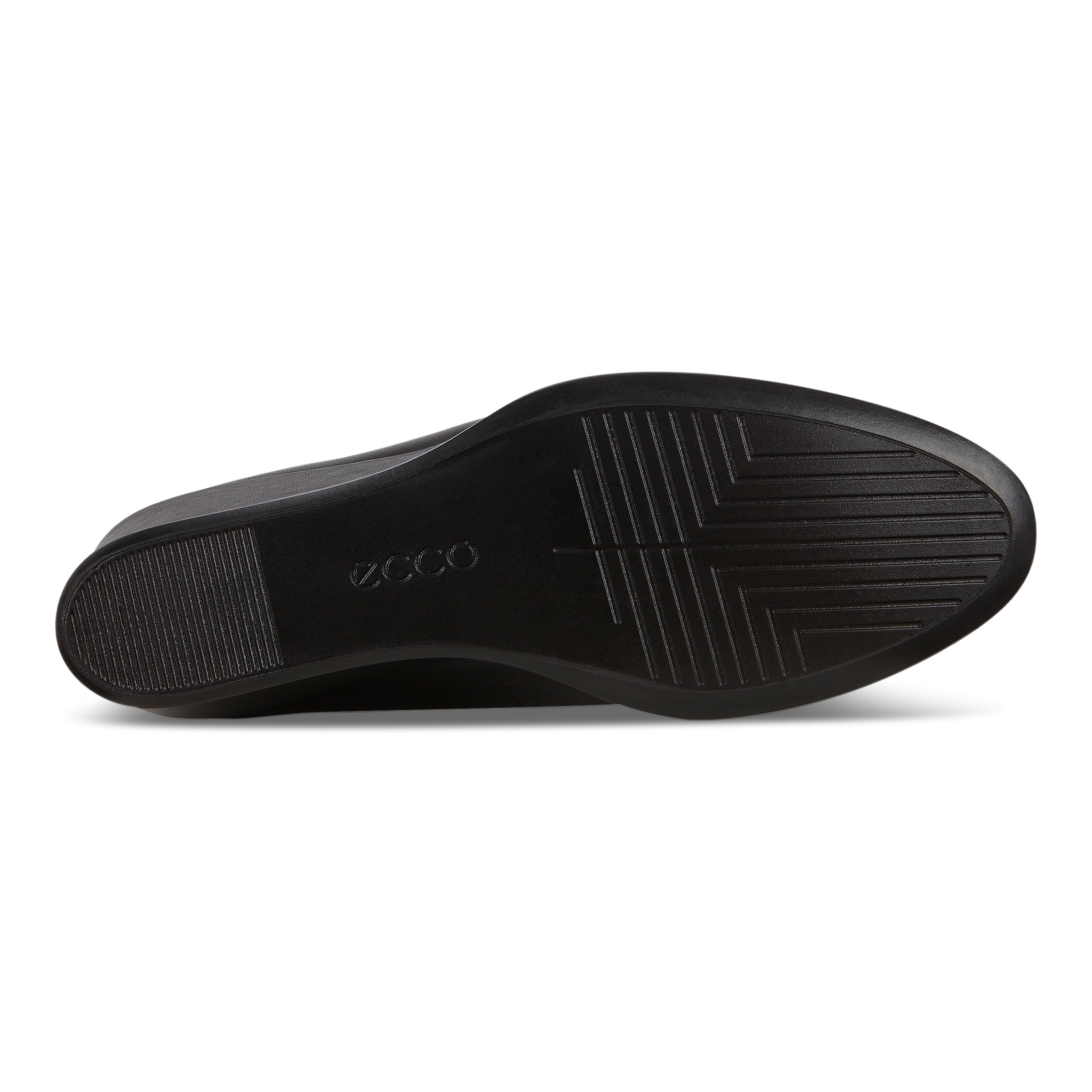 ECCO Shape 45 Wedge ウィメンズ レザーローファー - Black - Sole