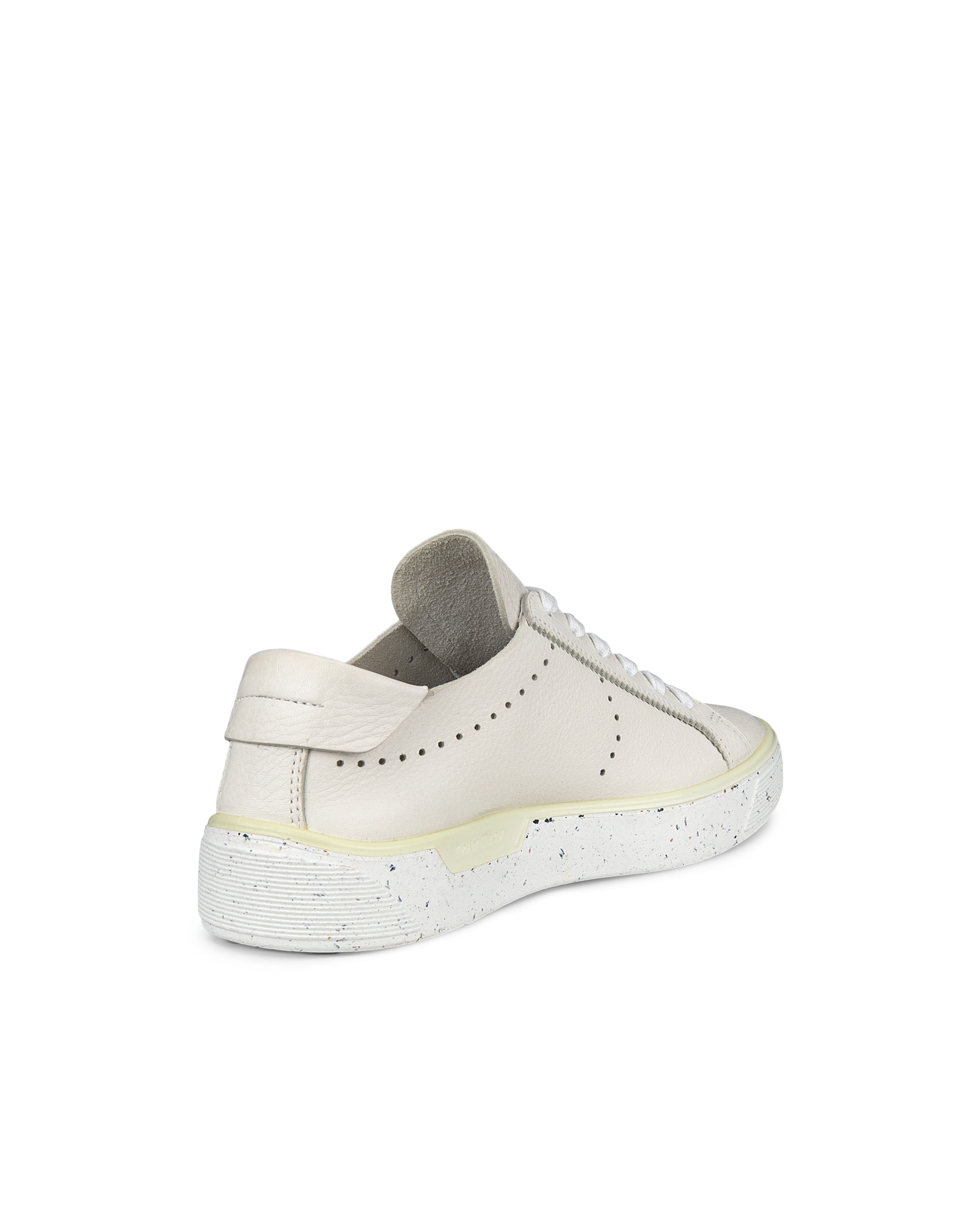 ECCO® Street Tray baskets en cuir pour femme - Blanc - Back