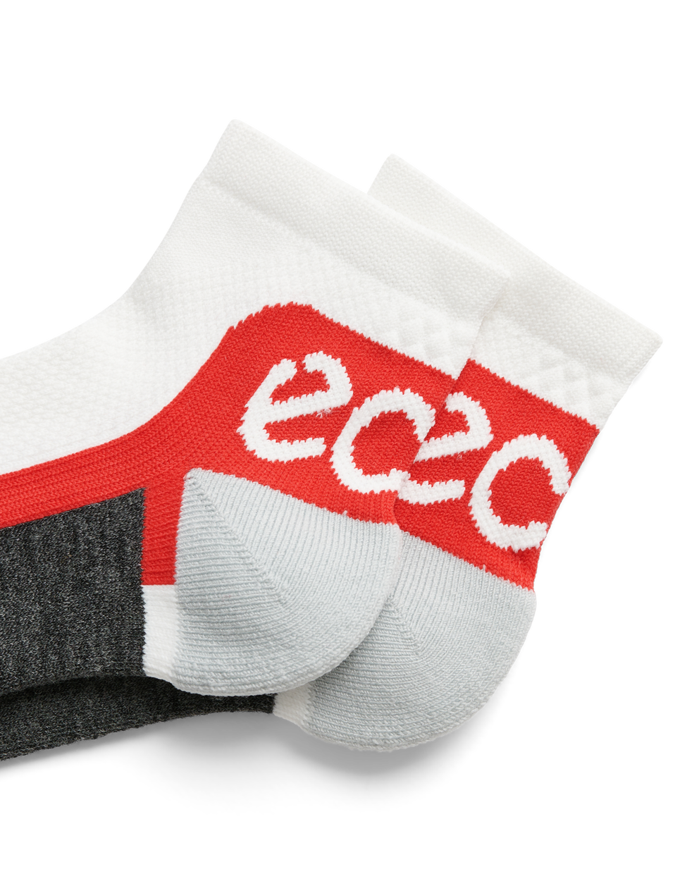 ECCO® Performance Ankle-Cut Socks - White - Detail-1