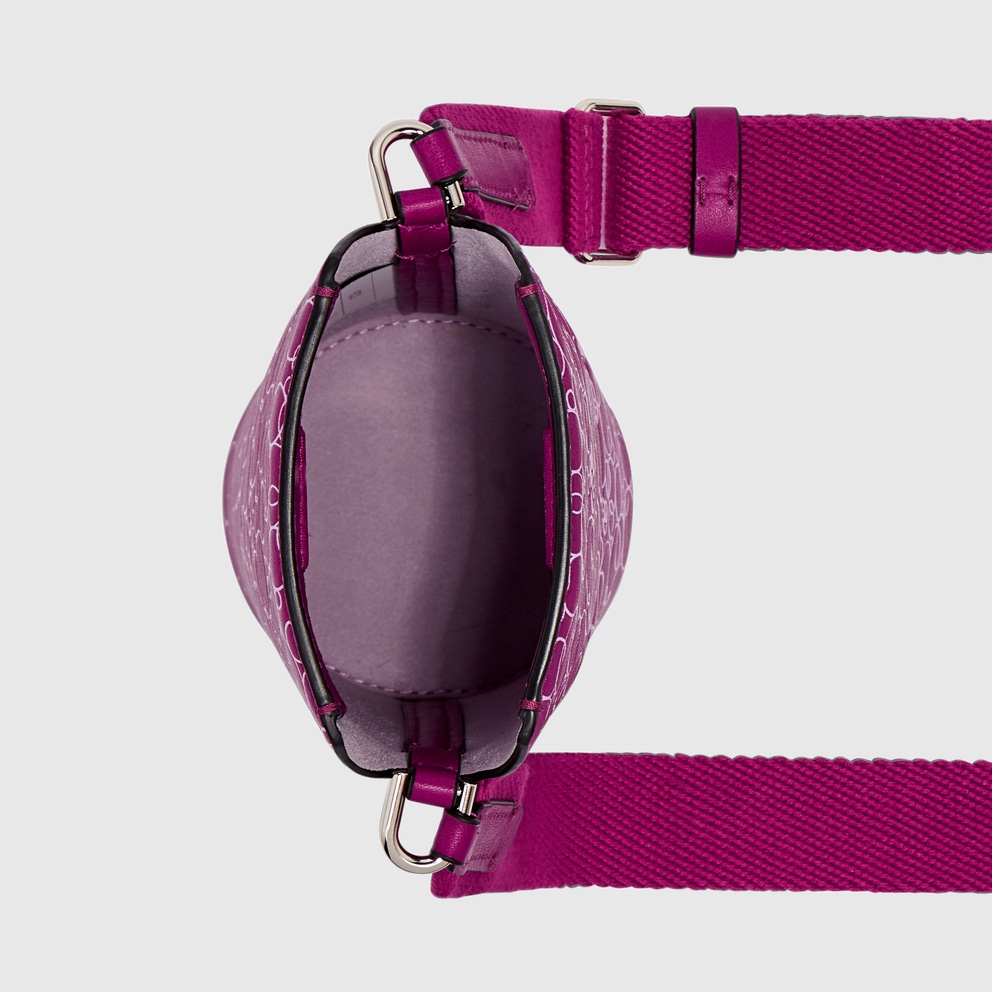 ECCO® Pot Peace Leather Crossbody Bag - Purple - Birdeye