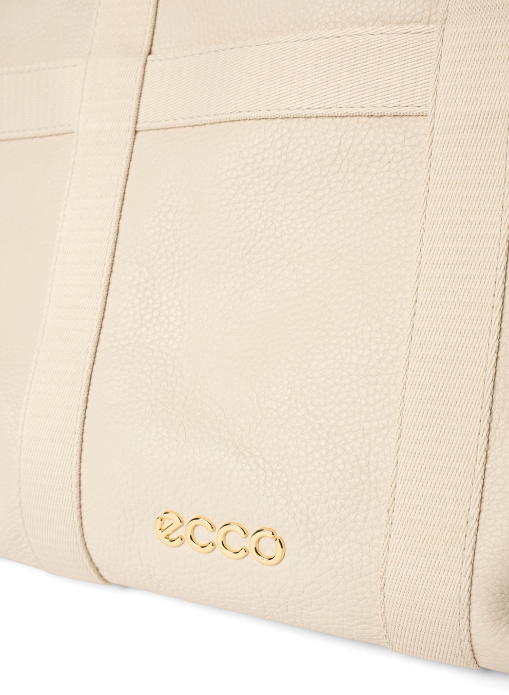 ECCO® Globetrotter Waterproof Pebbled Leather Tote Bag - Beige - Detail-2