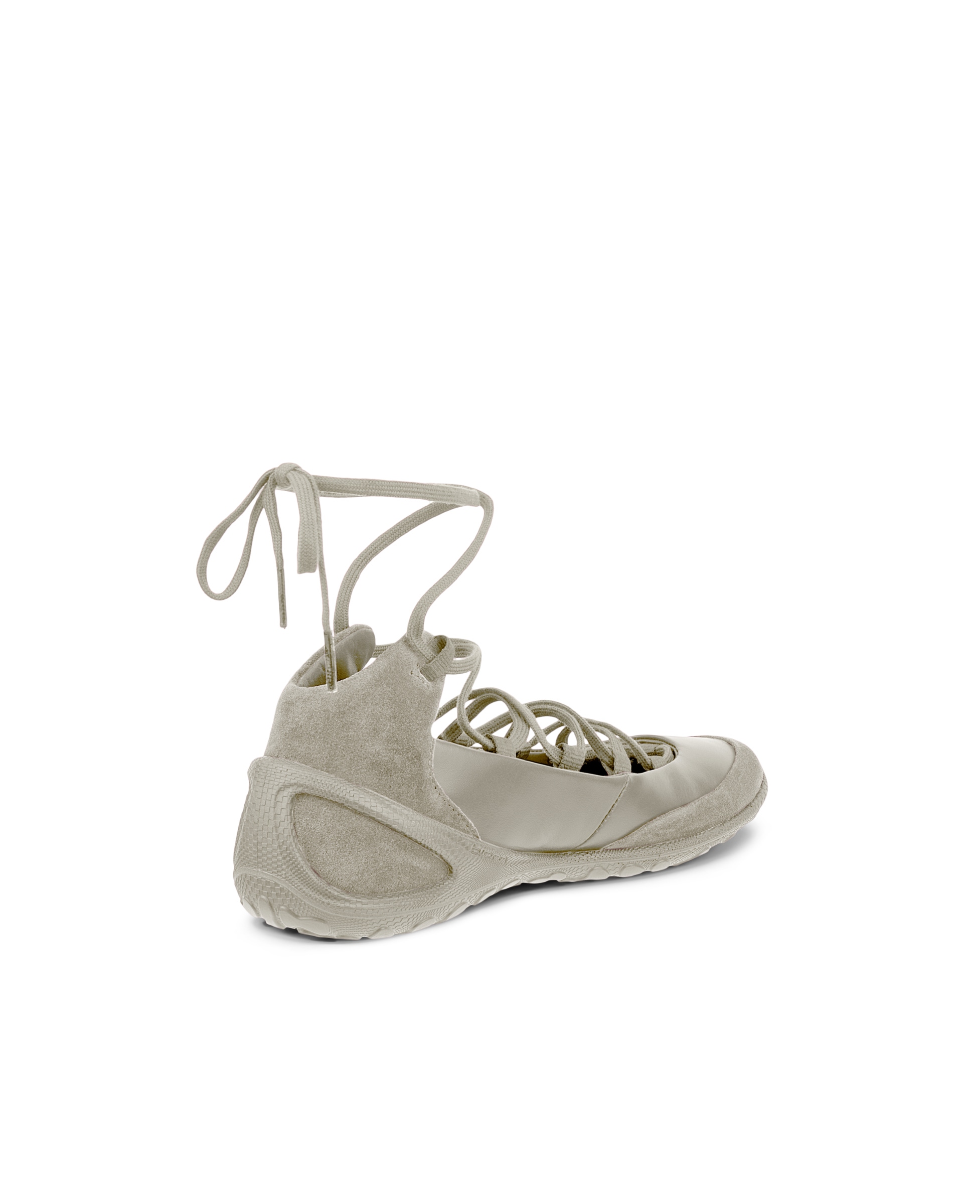 Sabrinas couro mulher ECCO® BIOM LITE - Cinzento - Back