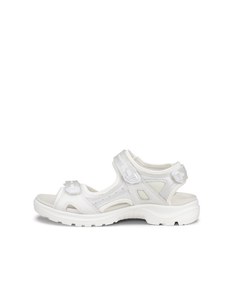 Sandalias de senderismo de piel ECCO® Offroad para mujer - Blanco - Outside