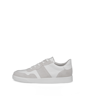 Zapatillas de ante ECCO® Street Lite para hombre - Blanco - Outside