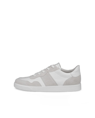 Zapatillas de ante ECCO® Street Lite para hombre - Blanco - Outside