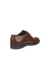 Men's ECCO® Melbourne Leather Derby Shoe - Brown - Back