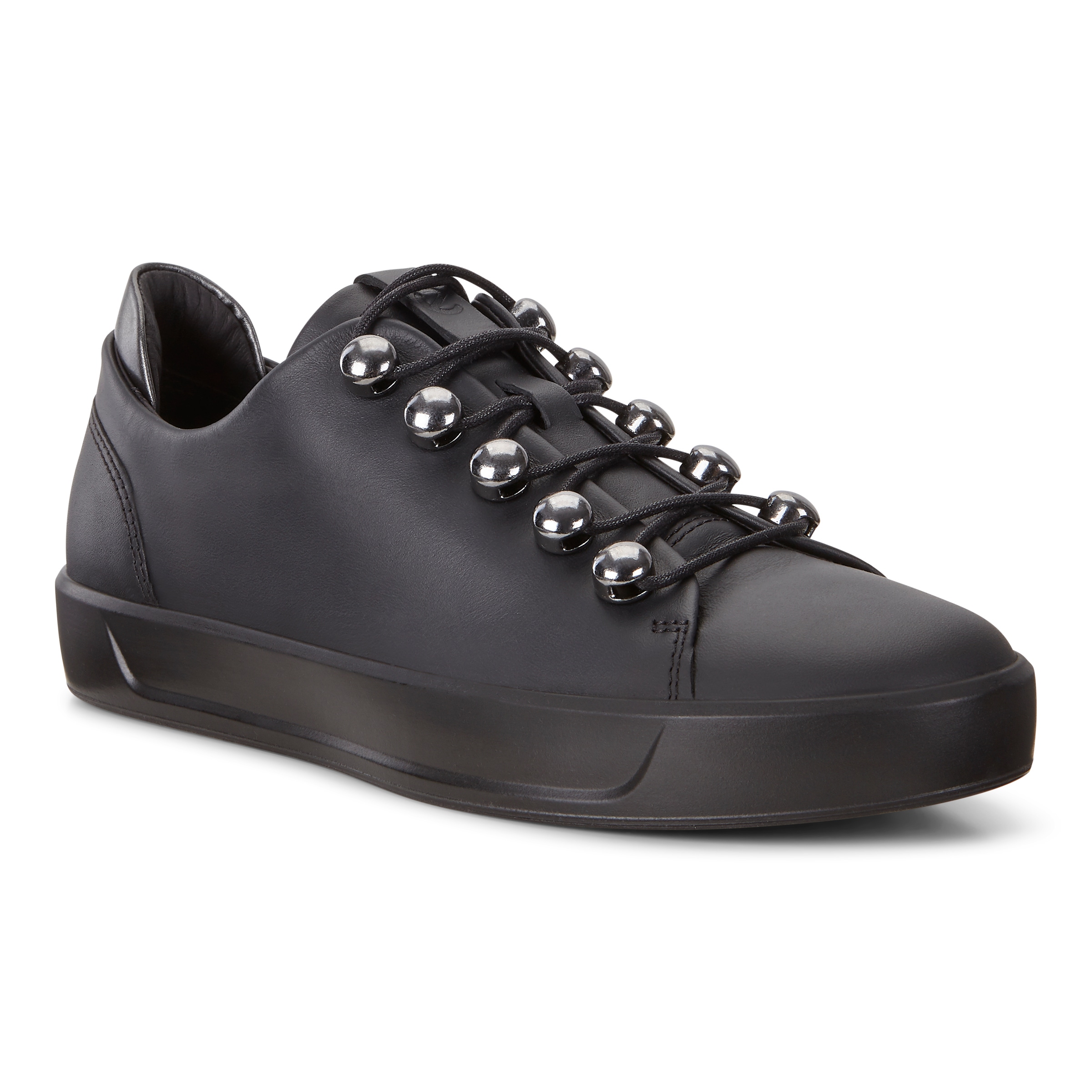 ECCO Soft 8 Women's Sneaker - Black - Main
