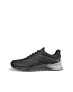 Men's ECCO® Golf S-Three Leather Gore-Tex Golf Shoe - Grey - Outside