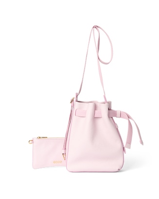 ECCO Sail Small レザーホーボーバッグ - Pink - Main