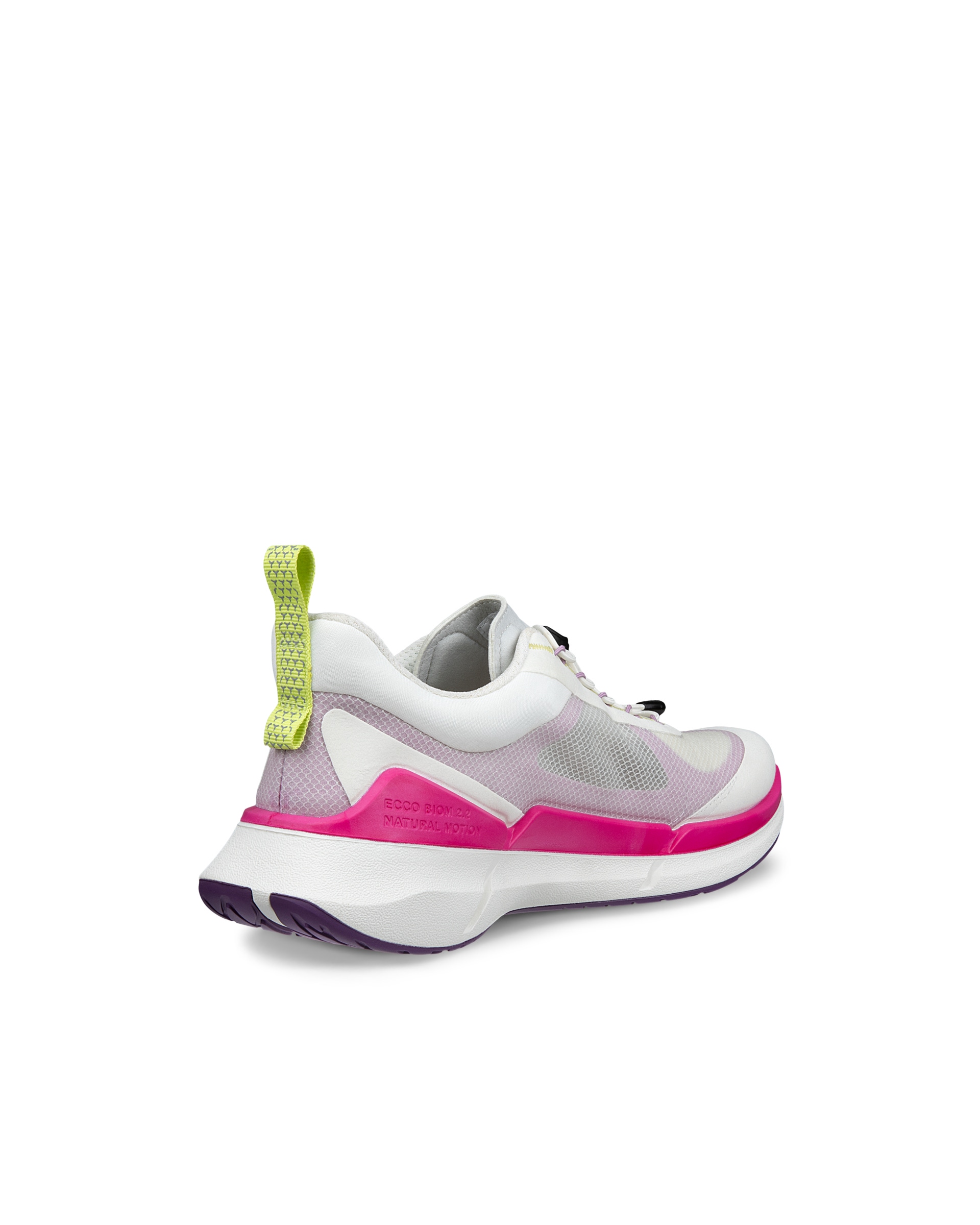 Women's ECCO® Biom 2.2 Breathru Speedlace Textile Sneaker - White - Back