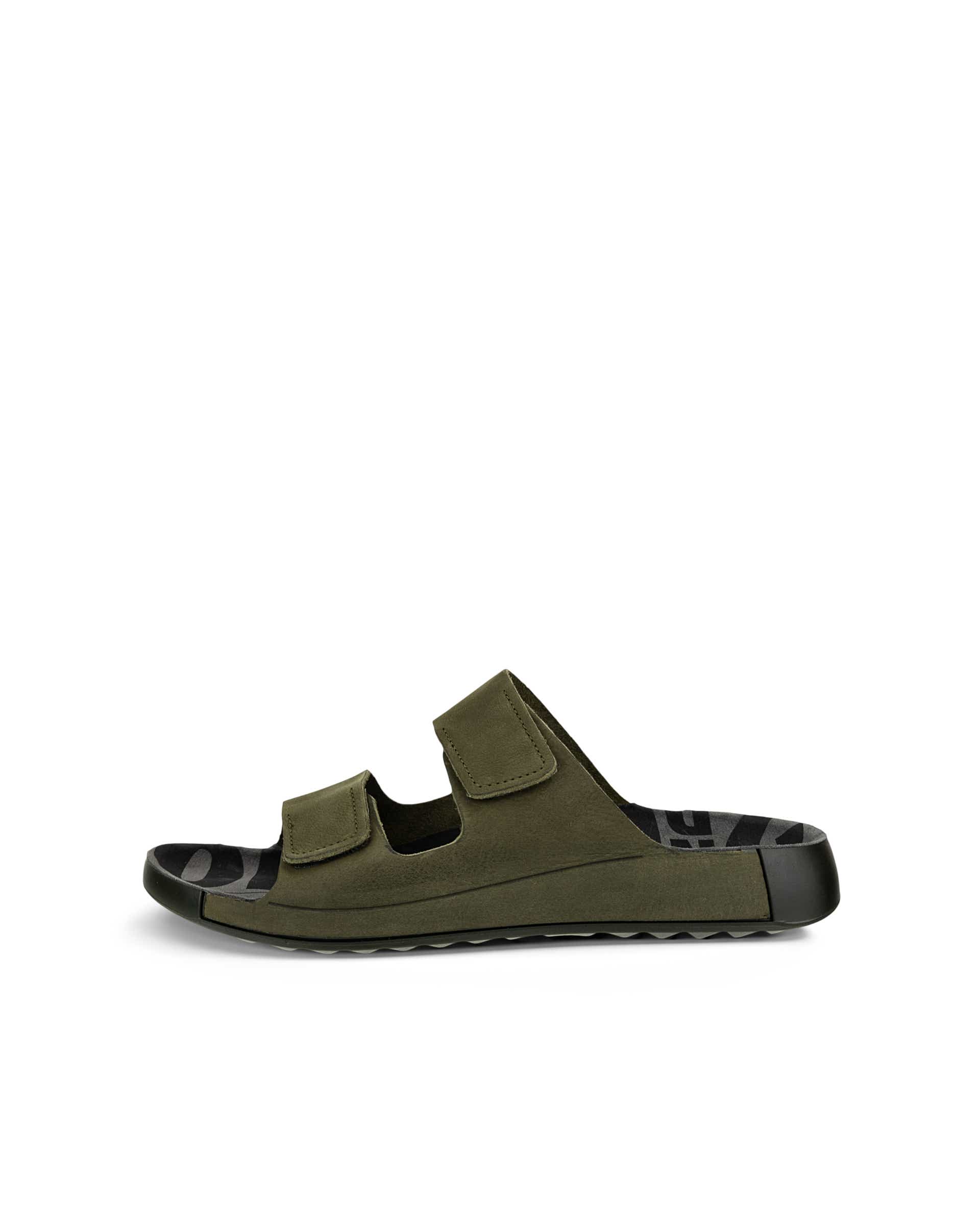 ECCO Cozmo Men's Slide Sandal - Green - Outside