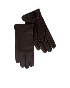 Unisex ECCO® Gloves Leather Gloves - Brown - Main