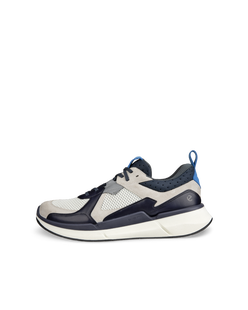 ECCO® Biom 2.2 baskets en daim pour homme - Bleu - Outside